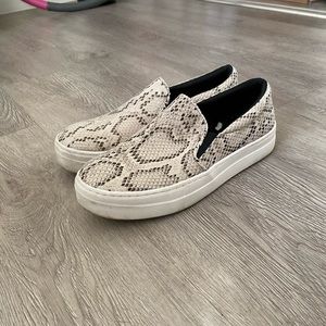 A NEW DAY slip on snake skin print shoes